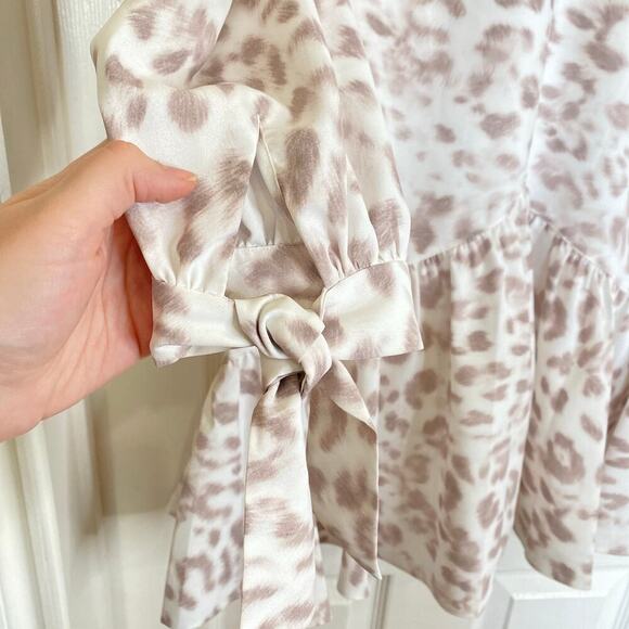 ANTHROPOLOGIE Felix Tunic Swing Dress Mare Mare Leopard Size Small - Picture 7 of 9